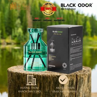 Nước hoa ô tô CHÍNH HÃNG BLACK ODOR an toàn thân thiện lưu hương để ô tô, phòng BO-12