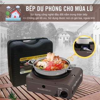 Bếp Lẩu Nướng Mini Đa Năng EVS Mother NH-G3732PF│Chống Gió│ Tiện Dụng Cho Dã Ngoại Du Lịch│Van An Toàn 2 Cấp│Chính Hãng