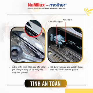 Bếp Lẩu Nướng Mini Đa Năng EVS Mother NH-G3732PF│Chống Gió│ Tiện Dụng Cho Dã Ngoại Du Lịch│Van An Toàn 2 Cấp│Chính Hãng