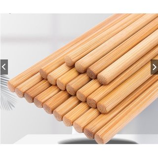 .Vỉ 10 đôi đũa gỗ tự nhiên cao cấp - Hàng Việt Nam chất lượng cao, đũa ăn cơm