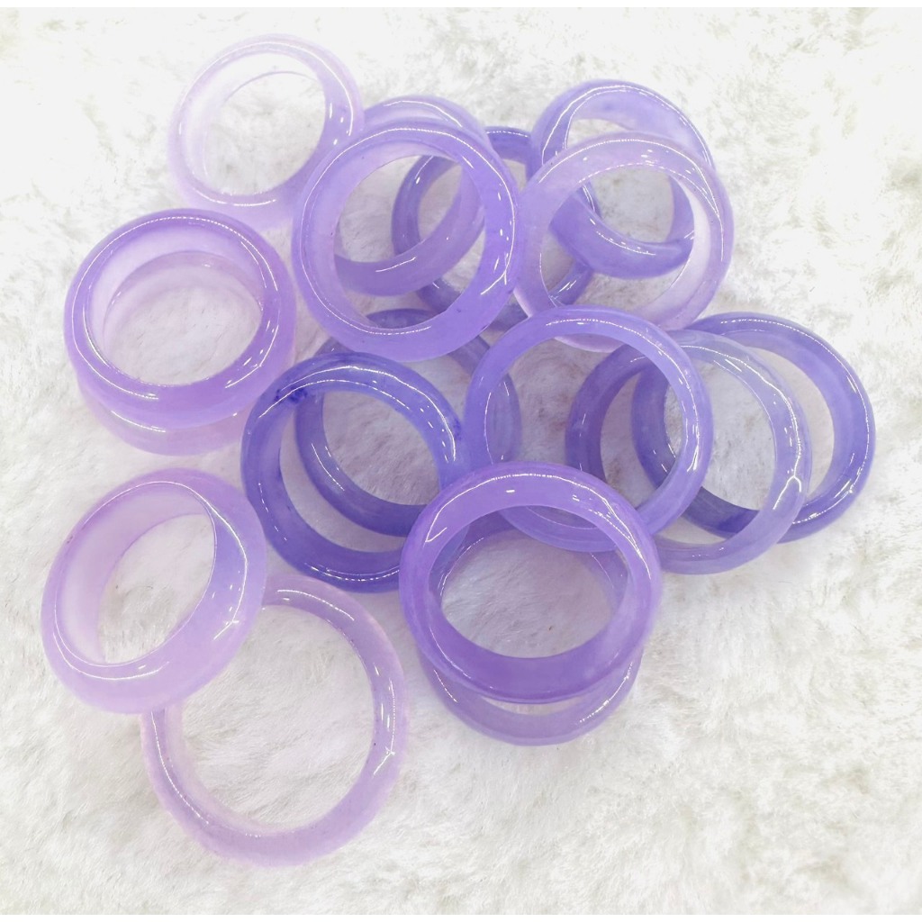 Ảnh Nhẫn Thạch Anh Tím Bản Liền Cao 6ly Xinh Xắn, Tinh Tế, Thời Trang - Ngọc Trai Trường Thịnh 2