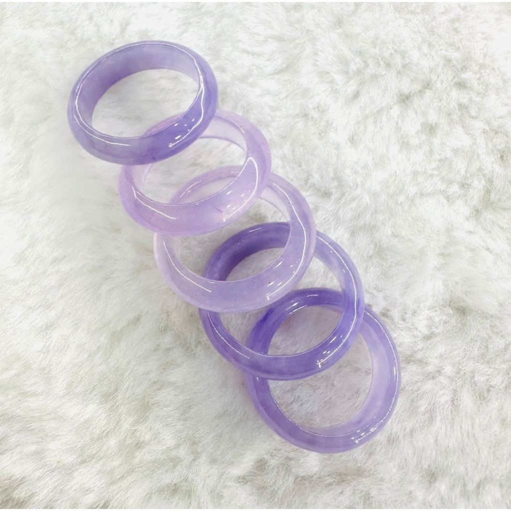 Ảnh Nhẫn Thạch Anh Tím Bản Liền Cao 6ly Xinh Xắn, Tinh Tế, Thời Trang - Ngọc Trai Trường Thịnh 3