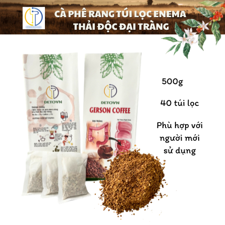Combo Detox Bộ Dụng Cụ + Cà Phê thải độc đại tràng,Coffee Enema Gerson (liệu trình 10 ngày)