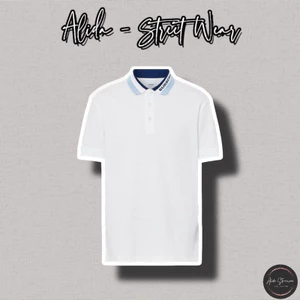 ⚡️[Hight Quality] Áo Polo Nam Bu1be11y Logo Detail Shirts - Họa Tiết Logo Trắng Phối Xanh Cao Cấp - Loại 1 Qccc Hottrend