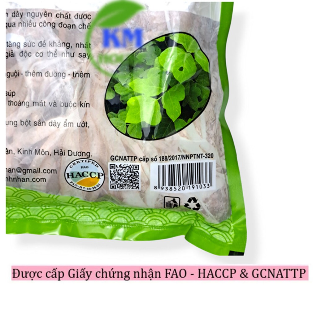 Bột Sắn Dây Nguyên Chất Thành Nhàn Kinh Môn Hải Dương Có Chứng Nhận An Toàn Thực Phẩm Chứng Nhận OCOP 3 sao