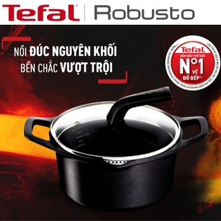 Nồi đúc cao cấp Tefal Robusto 20cm (E2494444)/ 24cm (E2494644) - Sử dụng được mọi loại bếp