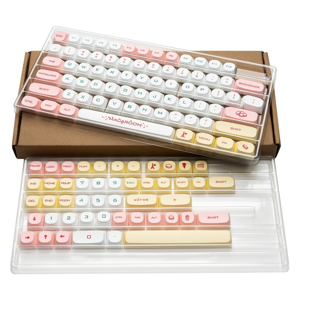 Keycap PBT MA profile nút bàn phím cơ phù hợp nhiều layout bàn phím cơ ...