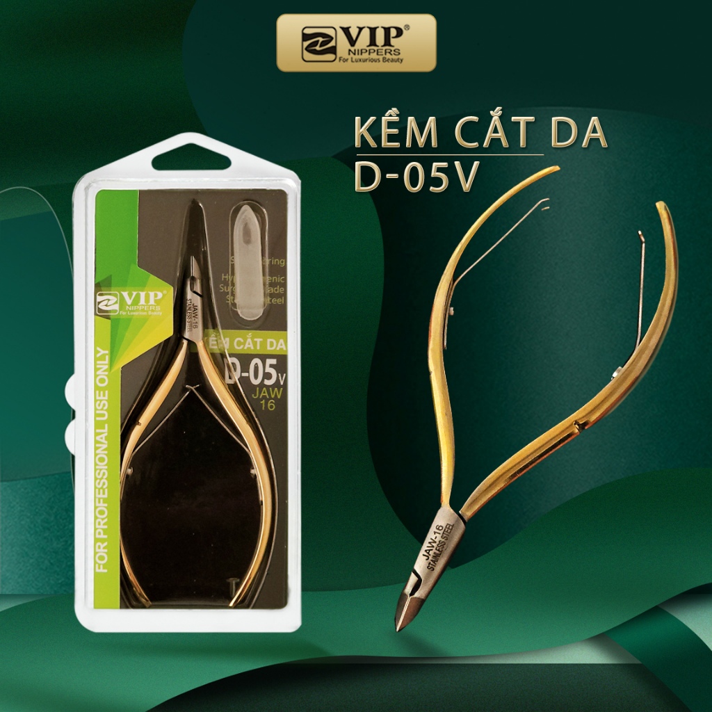 (COMBO) 10 Cây Kềm Tặng 1 Cây, Kềm Cắt Da VIP D-05x/v  Inox Chống Rỉ Sét