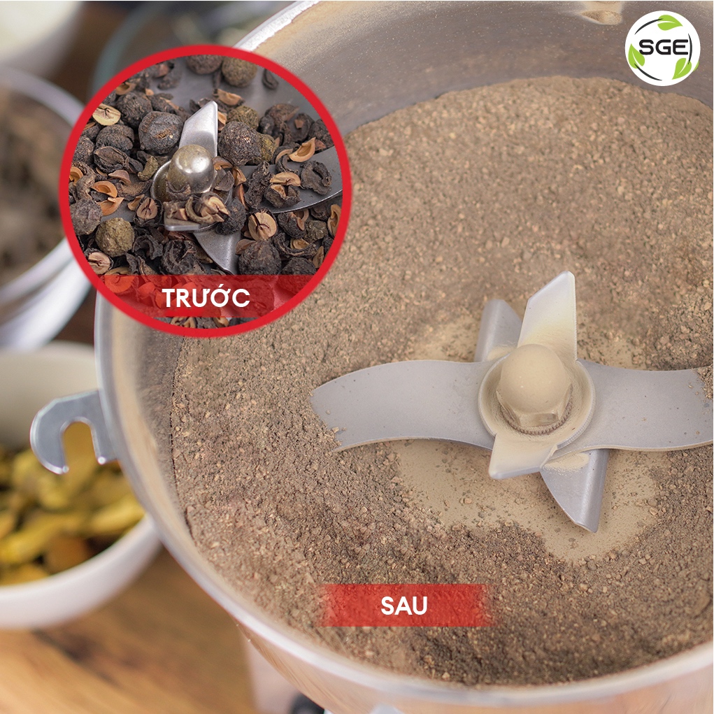 Product image Máy Xay Bột Khô SGE PG Tốc Độ Cao Xay Siêu Mịn Mọi Thực Phẩm Khô - Tặng Kèm Bộ Phụ Kiện Lưới Lọc Bột 7