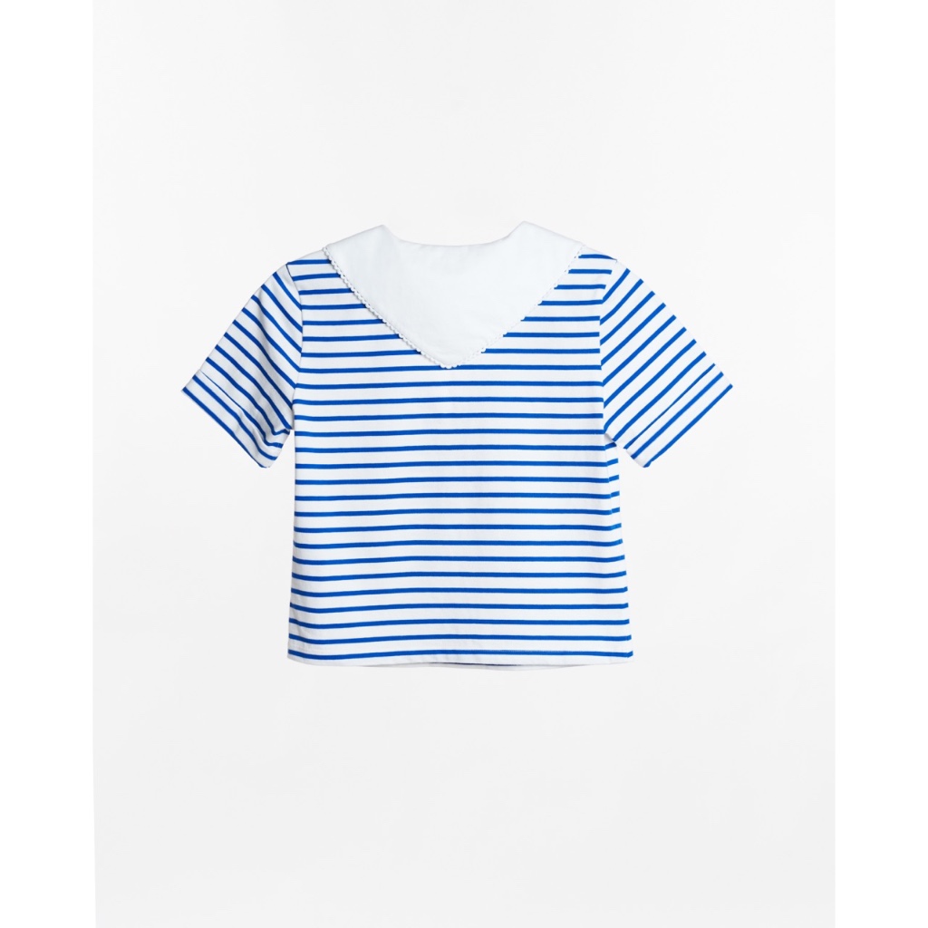 TheBlueTshirt - Áo thuỷ thủ V Sailor T - Signature Blue Stripe - Women