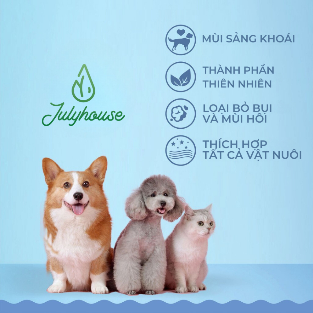 Ảnh Nước lau sàn khử mùi hôi chó mèo 1000ml JULYHOUSE kết hợp tinh dầu Oải Hương, Vỏ Bưởi, Khuynh Diệp và Sả Chanh 4
