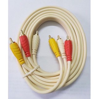 Dây Cáp Loa AV 6 Đầu Bông Sen, Dây AV 3 RCA Dài 1.8M - 3M - 5M - 10M Honjianda Hàng Chính Hãng