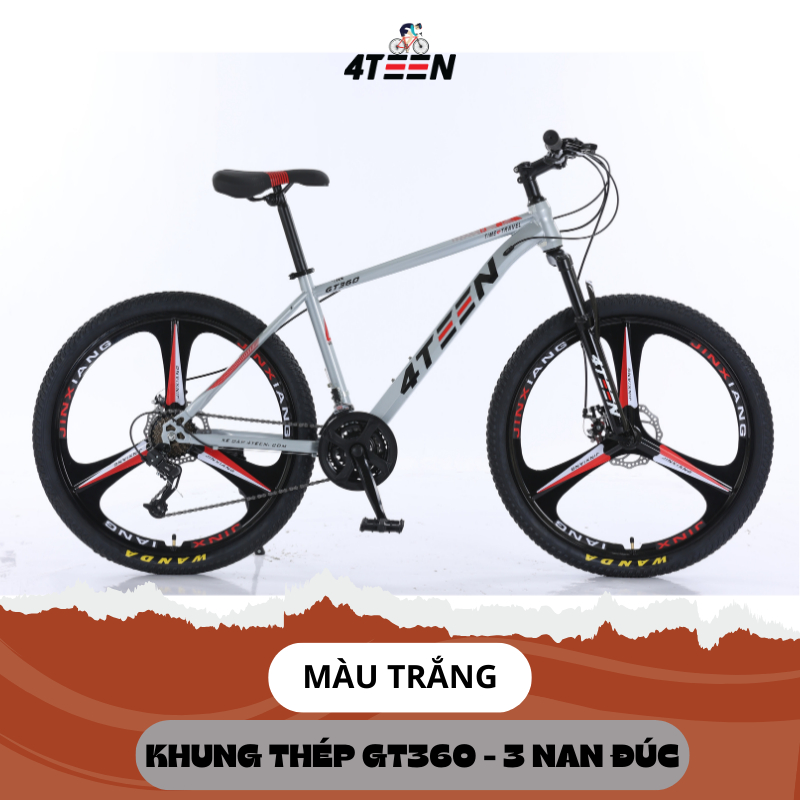 [CHÍNH HÃNG] Xe Đạp Học Sinh 4TEEN 2024 Bản Nâng Cấp Mới Nhất 8 Tầng Líp 24 Tấc Độ, Bảo Hành 6 Năm
