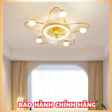 Quạt Ốp Đèn Trần Trang Trí LumiFan Sải Cánh 50cm, Quạt Trần Đèn Decor, Quạt Trần Trang Trí - Hàng Thật, Giá trị thật