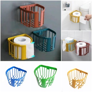 [ Kèm Miếng Dán] Giỏ Nhựa Dán Tường Đựng Giấy Vệ Sinh Việt Nhật Cao Cấp