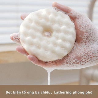 T&T0241 Miếng rửa chén,bát bọt biển, mút rửa tiện lợi kèm đế hút treo tường
