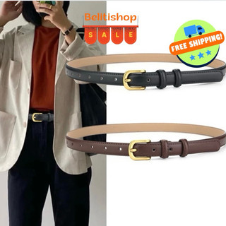 Dây Nịt Nam Nữ Da Cao Cấp B6 Đi Học/ Thắt Lưng Công Sở Bản Nhỏ Tiện Dụng Hàn Quốc