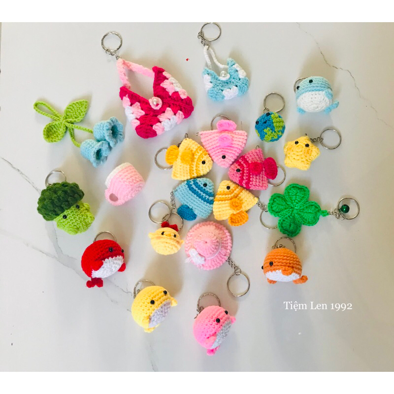 Móc khoá len mini nhiều loại chỉ từ 15k | Shopee Việt Nam
