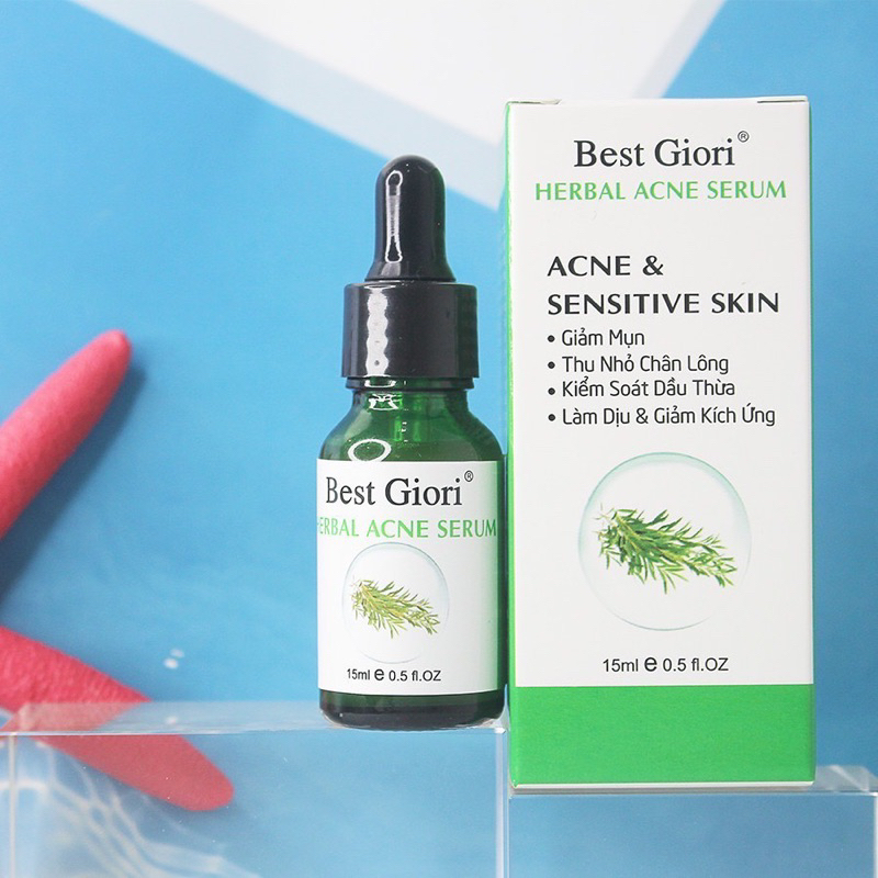 Serum giảm mụn thâm và làm dịu da, kiểm soát dầu BEST GIORI 15ml