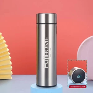 Bình giữ nhiệt inox 550ml Fujihome, màn hình Led hiển thị nhiệt độ