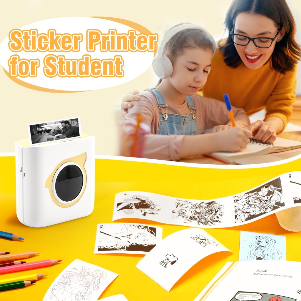 [ Bảo hành 12 Tháng ] Máy in nhiệt mini L8 ( in nhãn, giấy note ) Chính Hãng HPRT