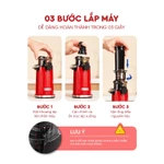 Máy Ép Chậm Mini 3S 100w Lazychef - Máy Ép Trái Cây, Làm Kem Hoa Quả, Tháo Lắp 3s, Công Nghệ Ép Lạnh — ảnh 7