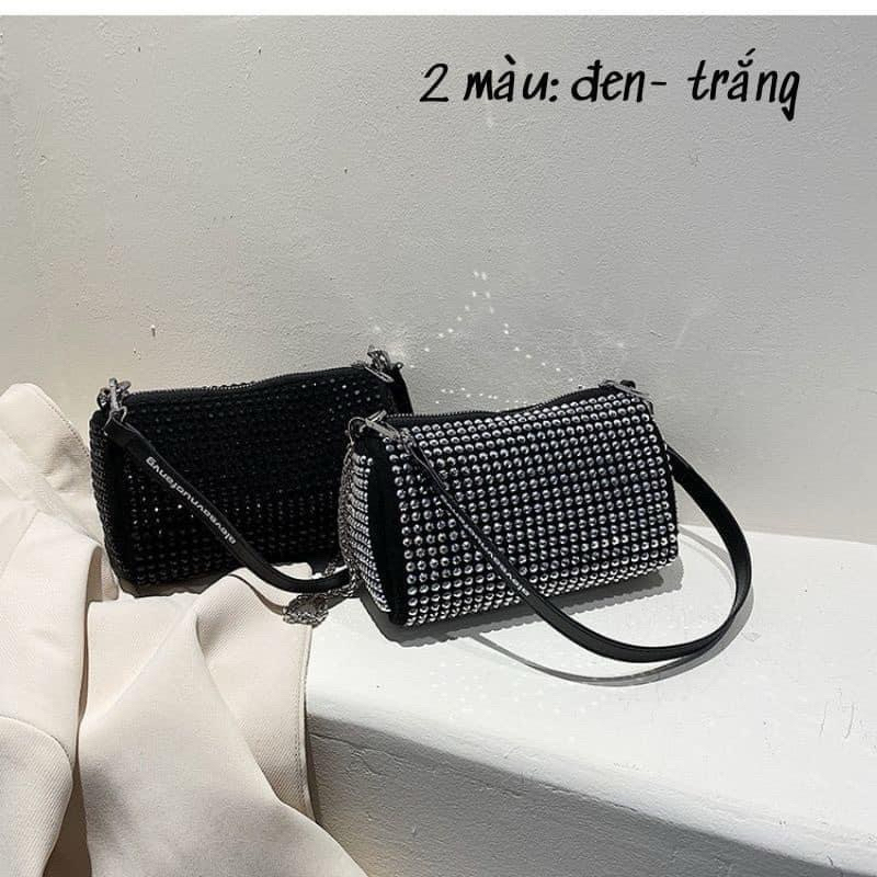 Túi xách đá siêu sáng lấp lánh đi tiệc cầm tay đeo chéo siêu xinh