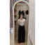 Sst bộ áo croptop xẻ trước mix quần xuông chan neo - Set bộ xẻ trước