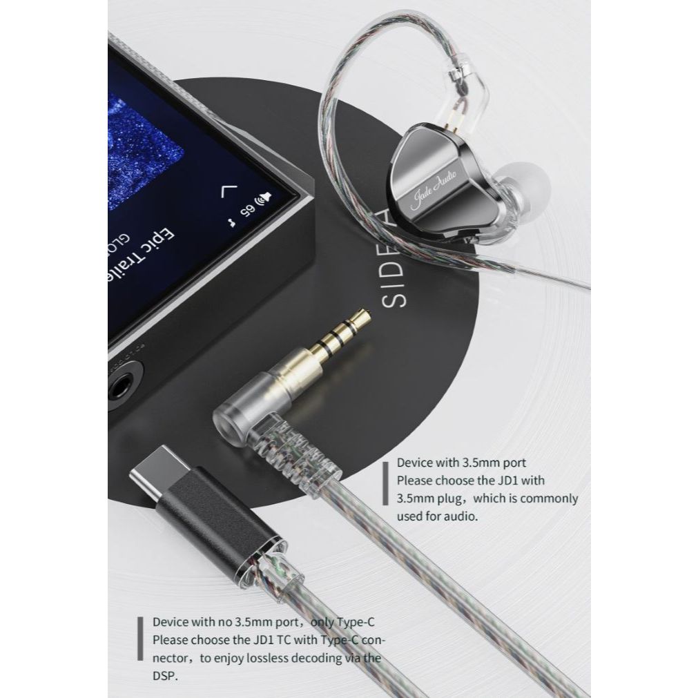 [NC] Tai Nghe In Ear FIIO Jade Audio JD1 DSP | ACOUSTIC CLASSICAL VOCAL POP | Có Mic | BigBuy360 - bigbuy360.vn