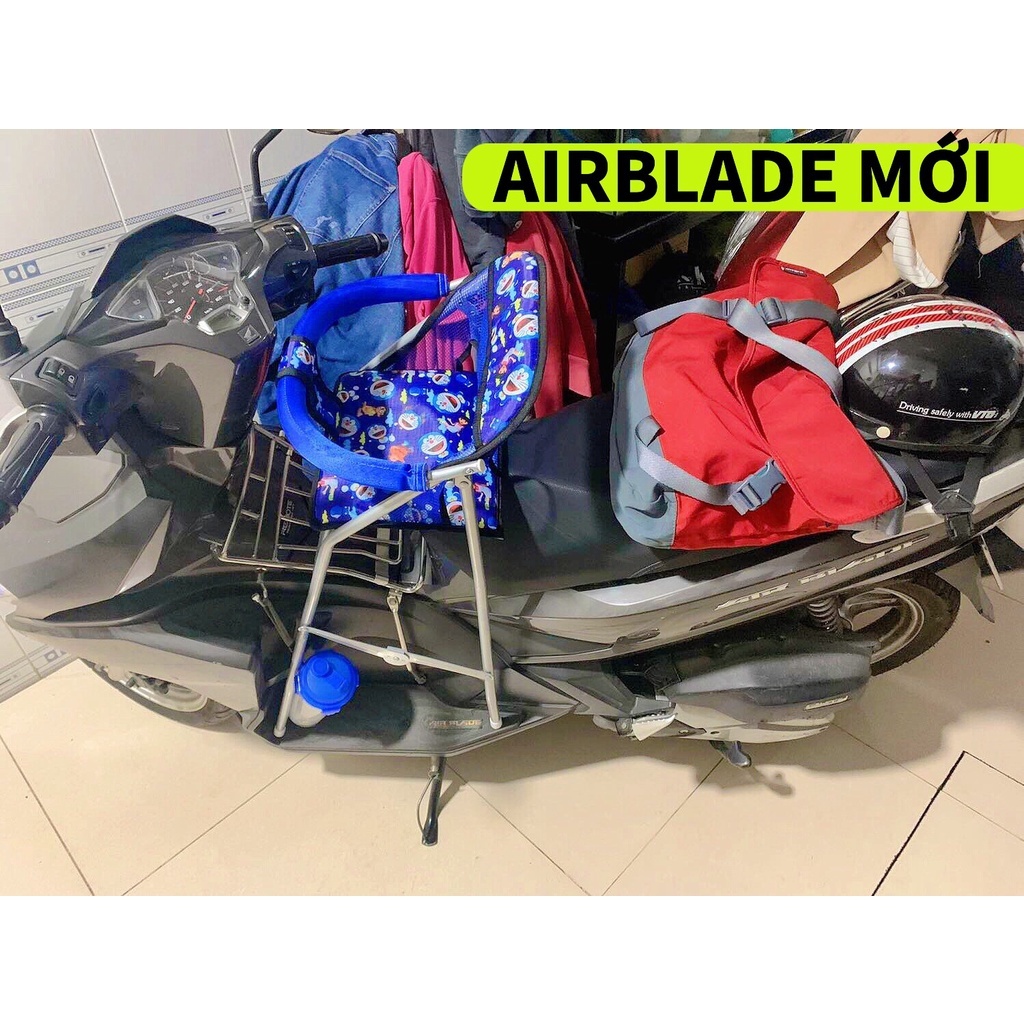 Ghế ngồi xe airblade , ab mới năm 2014 đến 2024 , ghế ga xếp gọn , có dây đai . vòng bảo hiểm an toàn