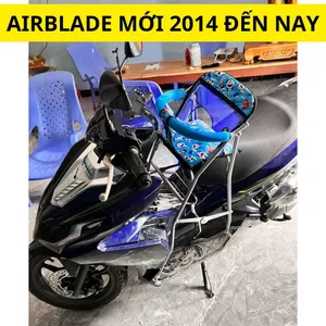 Ghế ngồi xe airblade , ab mới năm 2014 đến 2024 , ghế ga xếp gọn , có dây đai . vòng bảo hiểm an toàn