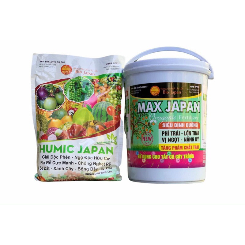 xô max japan 4,5kg+1kg humic | Shopee Việt Nam