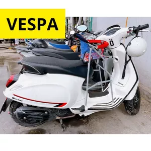 GHẾ GA XẾP SẮT SƠN TĨNH ĐIỆN GẤP GỌN XE VESPA AN TOÀN CHO BÉ