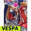 GHẾ GA XẾP SẮT SƠN TĨNH ĐIỆN GẤP GỌN XE VESPA AN TOÀN CHO BÉ