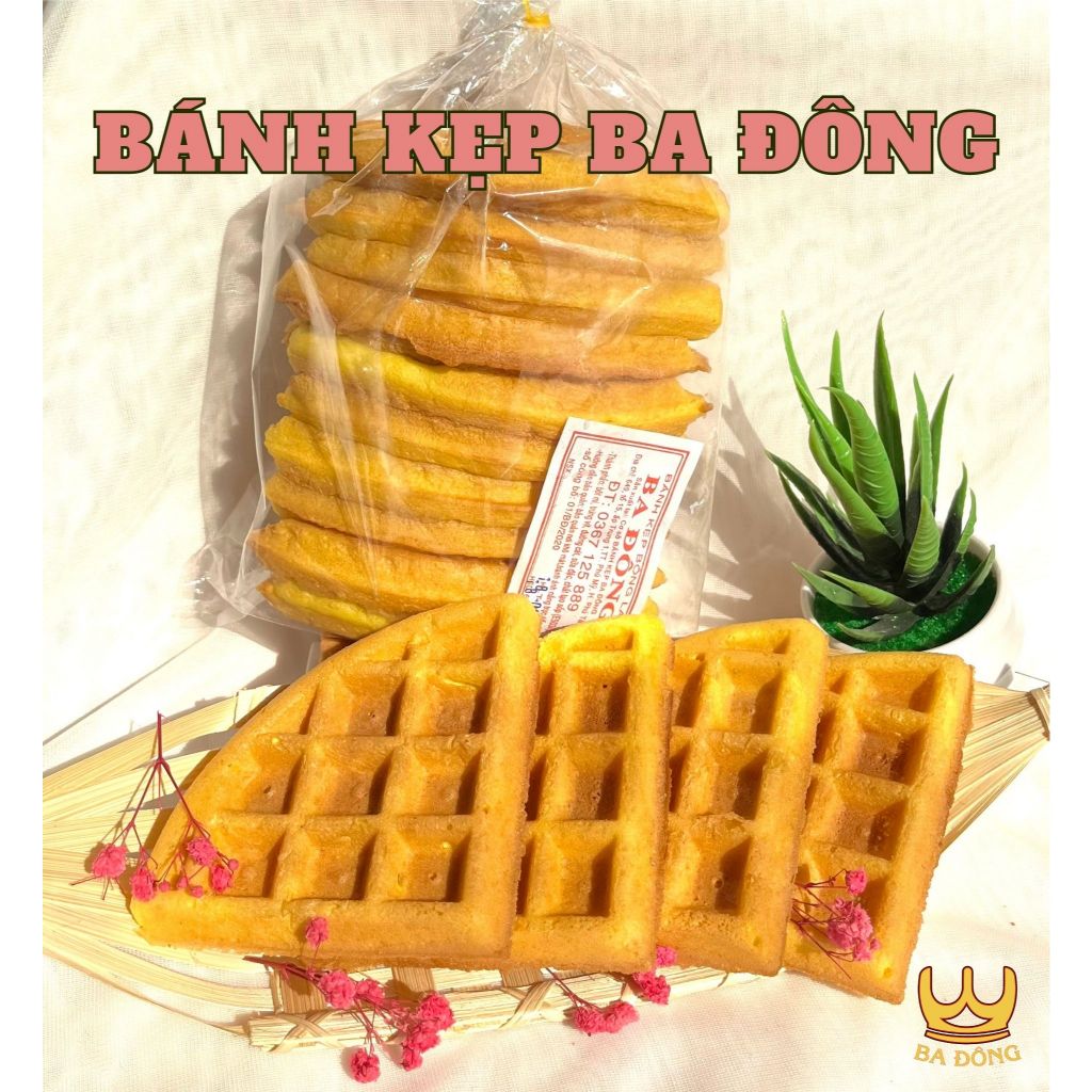 Bánh Waffle Dày (Bánh Kẹp - Bông Lan - Tổ Ong Ba Đông) | Shopee Việt Nam