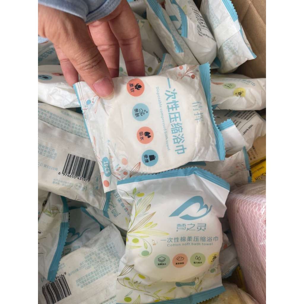 Khăn tắm nén du lịch bằng cotton dùng một lần 70*140 cm ( Giao hàng toàn quốc )