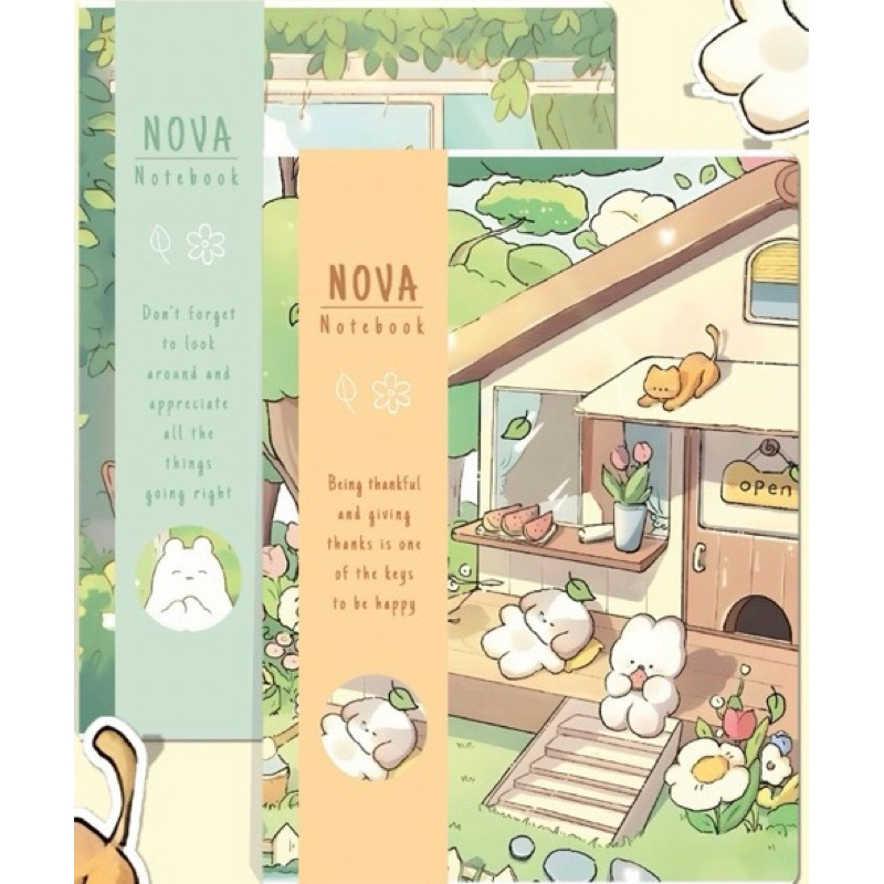 VỞ KẺ NGANG CAO CẤP NOVA 80 TRANG, MÃ 3286 HT - VPP QUỐC HUY