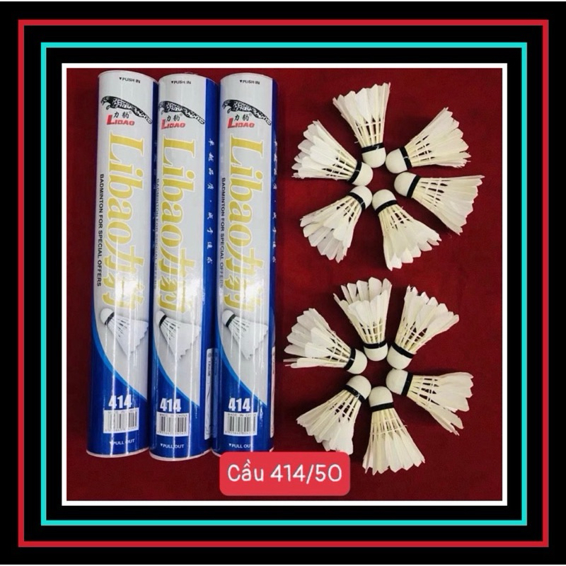 [SỈ] QUẢ CẦU LÔNG LIBAO414, (CÂY 12 QUẢ) - VPP QUỐC HUY.