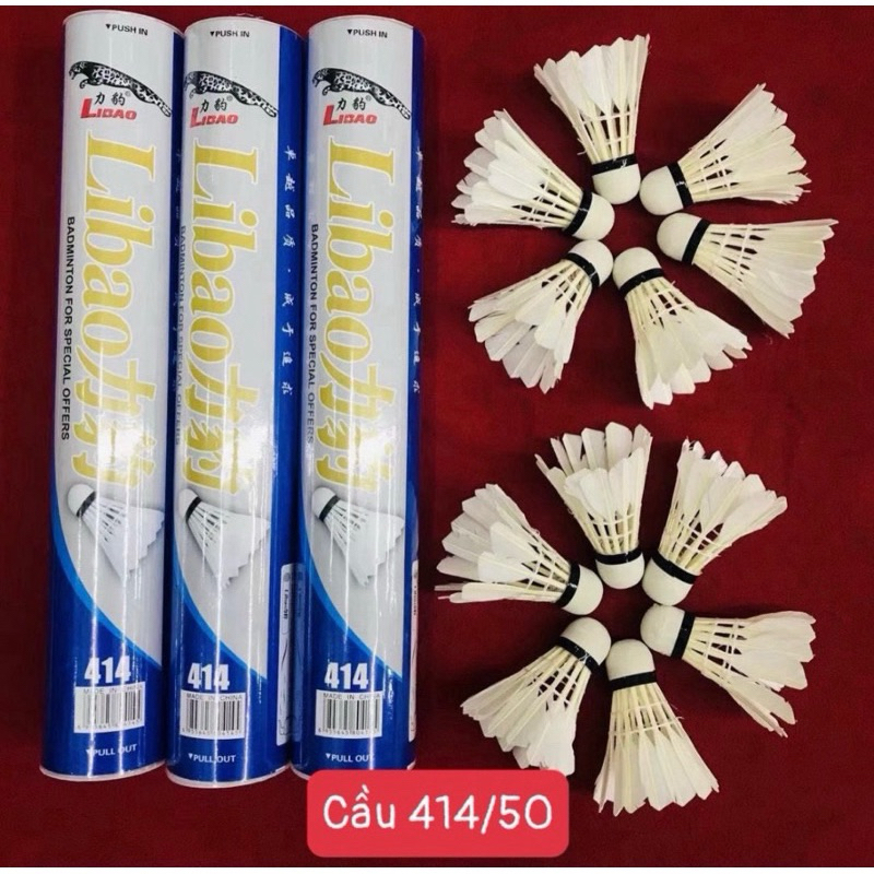 [SỈ] QUẢ CẦU LÔNG LIBAO414, (CÂY 12 QUẢ) - VPP QUỐC HUY.