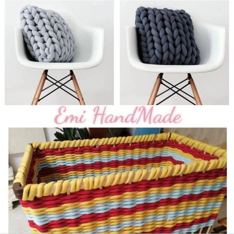 Len Chunky cuộn 250g sợi siêu to - chuyên làm túi, làm chăn, nệm, handmade,.....