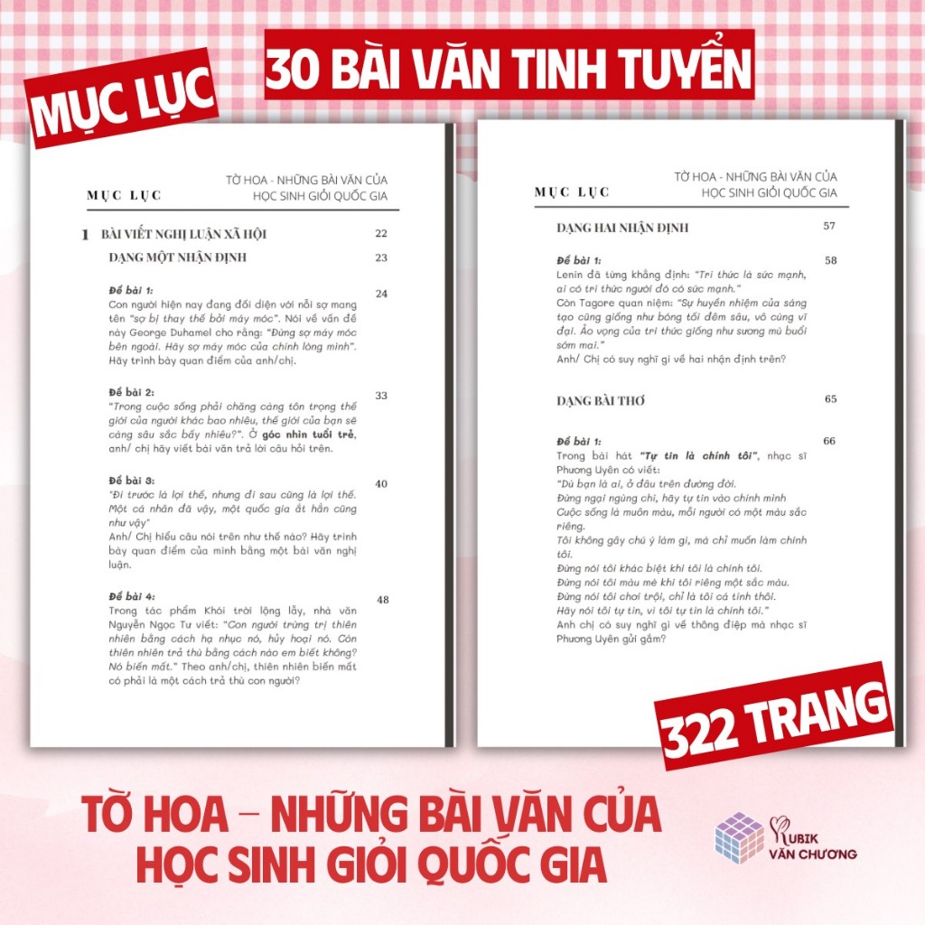 Ảnh Sách - Tờ Hoa - Những Bài Văn Của Học Sinh Giỏi Quốc Gia 3