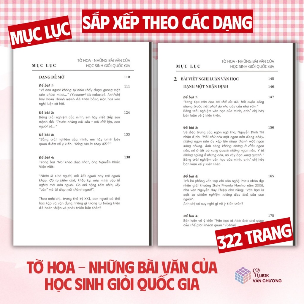 Ảnh Sách - Tờ Hoa - Những Bài Văn Của Học Sinh Giỏi Quốc Gia 1