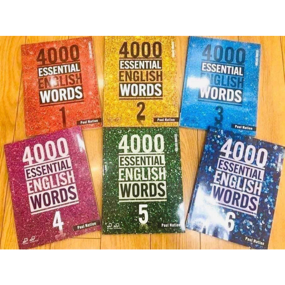 Sách tiếng anh 4000 Essential English Words – Nhập màu 6 Quyển | Tặng ...
