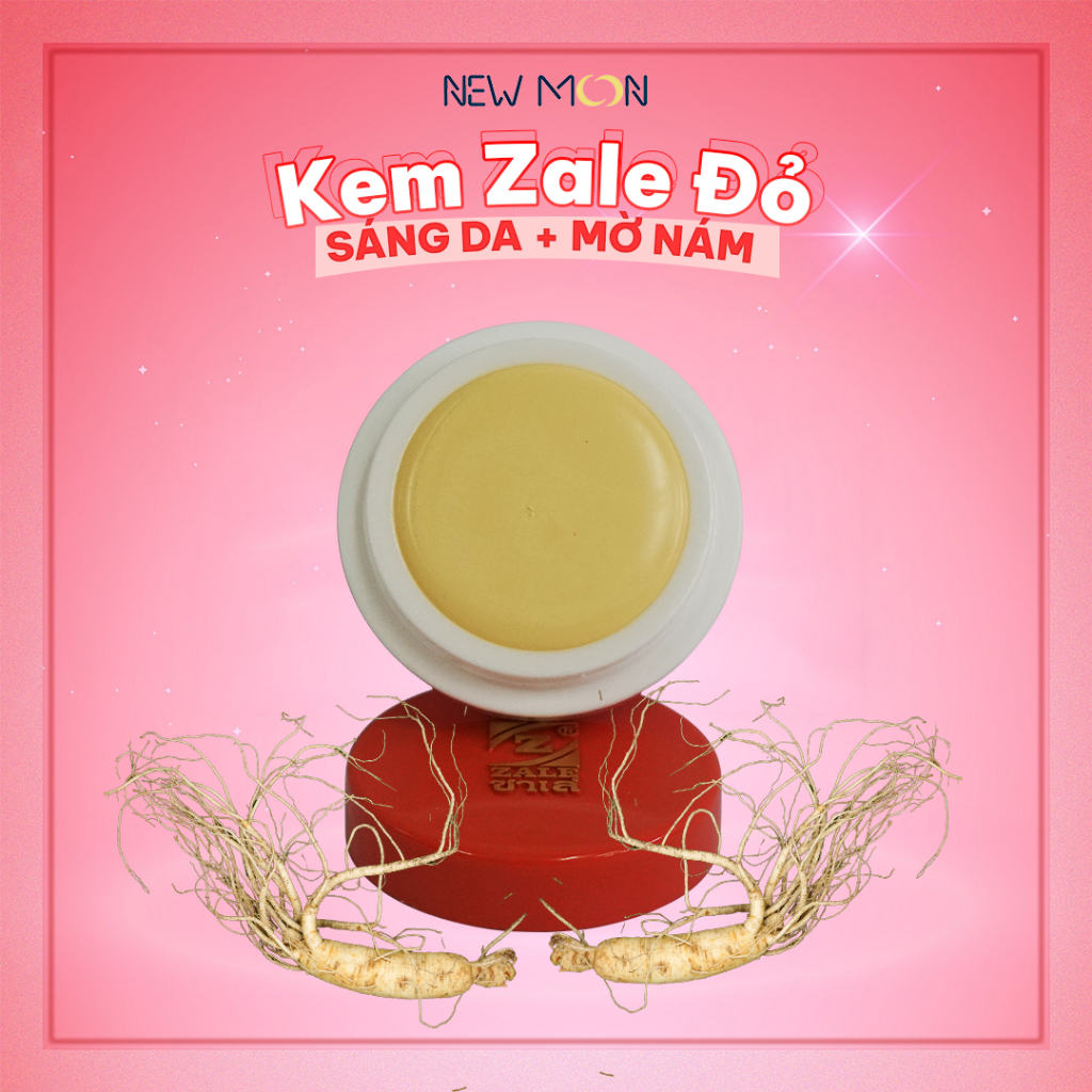 Kem dưỡng sáng da mờ nám, giảm mụn nén [ZALE THÁI] ĐỎ nhân sâm - 1 hũ