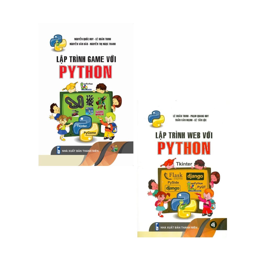 Sách - Combo Lập Trình Game Với Python + Lập Trình Web Với Python (Bộ 2 ...
