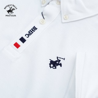 Beverly Hills Polo Club - Áo polo Ngắn tay Nam Slim Fit Trắng Trơn - PMSSS24TL011