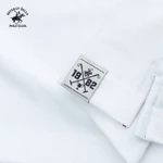 Beverly Hills Polo Club - Áo polo Ngắn tay Nam Regular Fit Trắng Trơn -  BHPC PMRSS24TL017 — ảnh 4