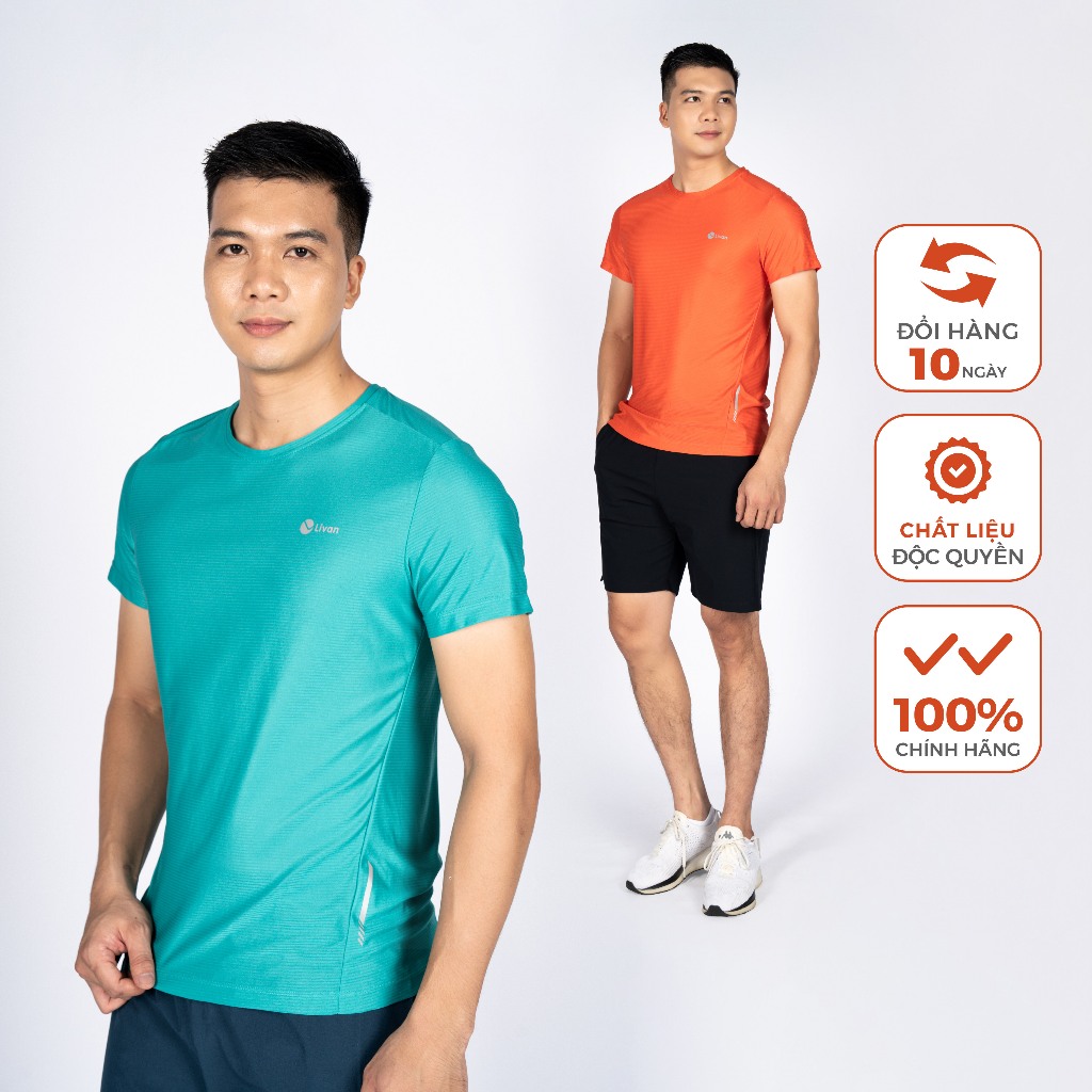 Ảnh Áo Chạy Bộ Nam Siêu Nhẹ Running Livan Sport LV24N03M201 Màu Sắc Nổi Bật 1