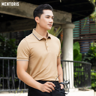 Áo Polo Nam Cao Cấp MENTORIS, Vải Coolmax Cá sấu Co Giãn, thấm hút tốt thiết kế sang trọng MPS207R