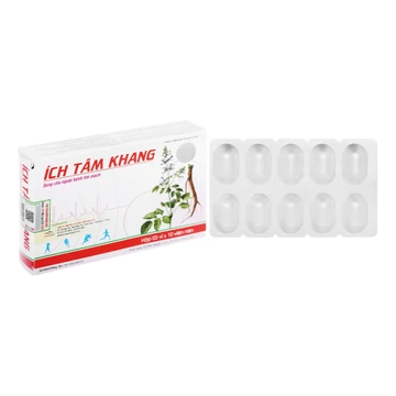 Viên uống Ích Tâm Khang hỗ trợ sức khỏe tim mạch